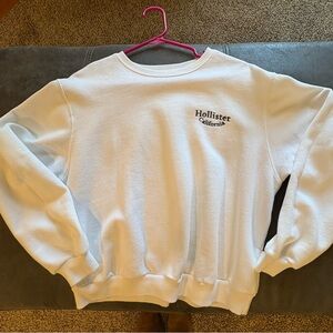 Hollister White Sweatshirt